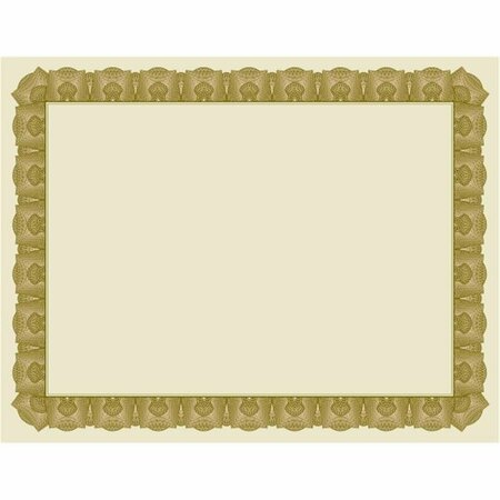 INKINJECTION Tree Free Certificate with Gold Border - Natural IN3762350